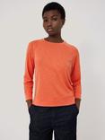 Jigsaw Luxe Raglan Sleeve T-Shirt, Orange