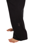 Nudea The PJ Trouser Organic Cotton Pyjama Bottoms, Black