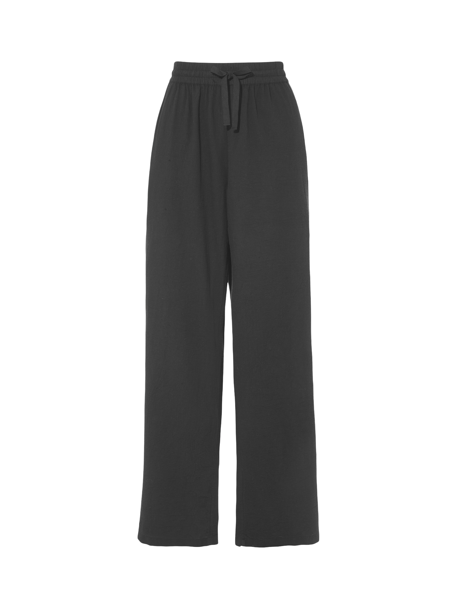 Product image 5 of 5, which shows Nudea The PJ Trouser Organic Cotton Pyjama Bottoms, Black, XS