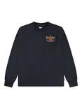 Levi's Kids' Legendary Cotton Blend Long Sleeved T-Shirt, Jet Black
