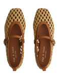 rag & bone Spire Woven Mary Janes, Brown Multi
