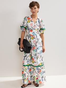 Phase Eight Rochella Postcard Maxi Dress containing LENZING™ ECOVERO™ Viscose, Multi