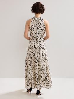 Phase Eight Nita Polka Dot Maxi Dress, Ivory - view 2, Ivory