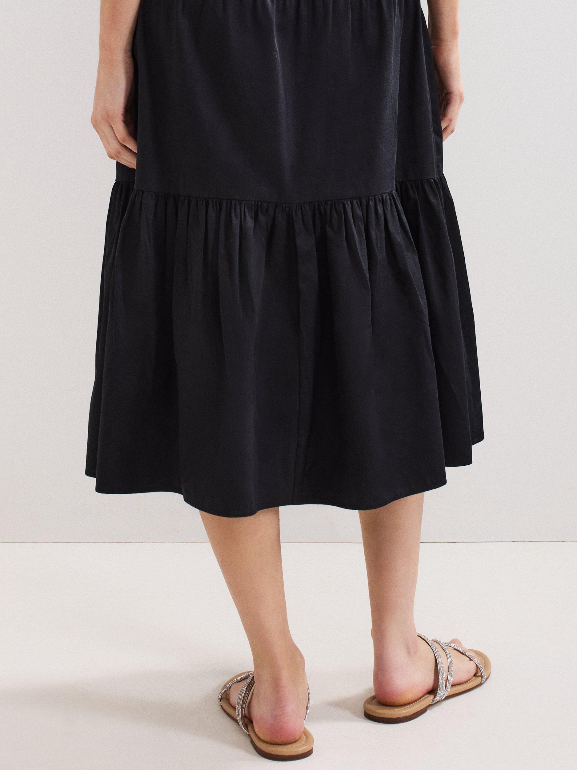 Product image 8 of 8, which shows Phase Eight Sparkle Flat Sandals, Silver, 3