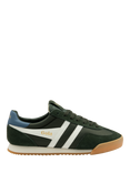 Gola Europa Textile Lace Up Trainers, Khaki, Moonlight