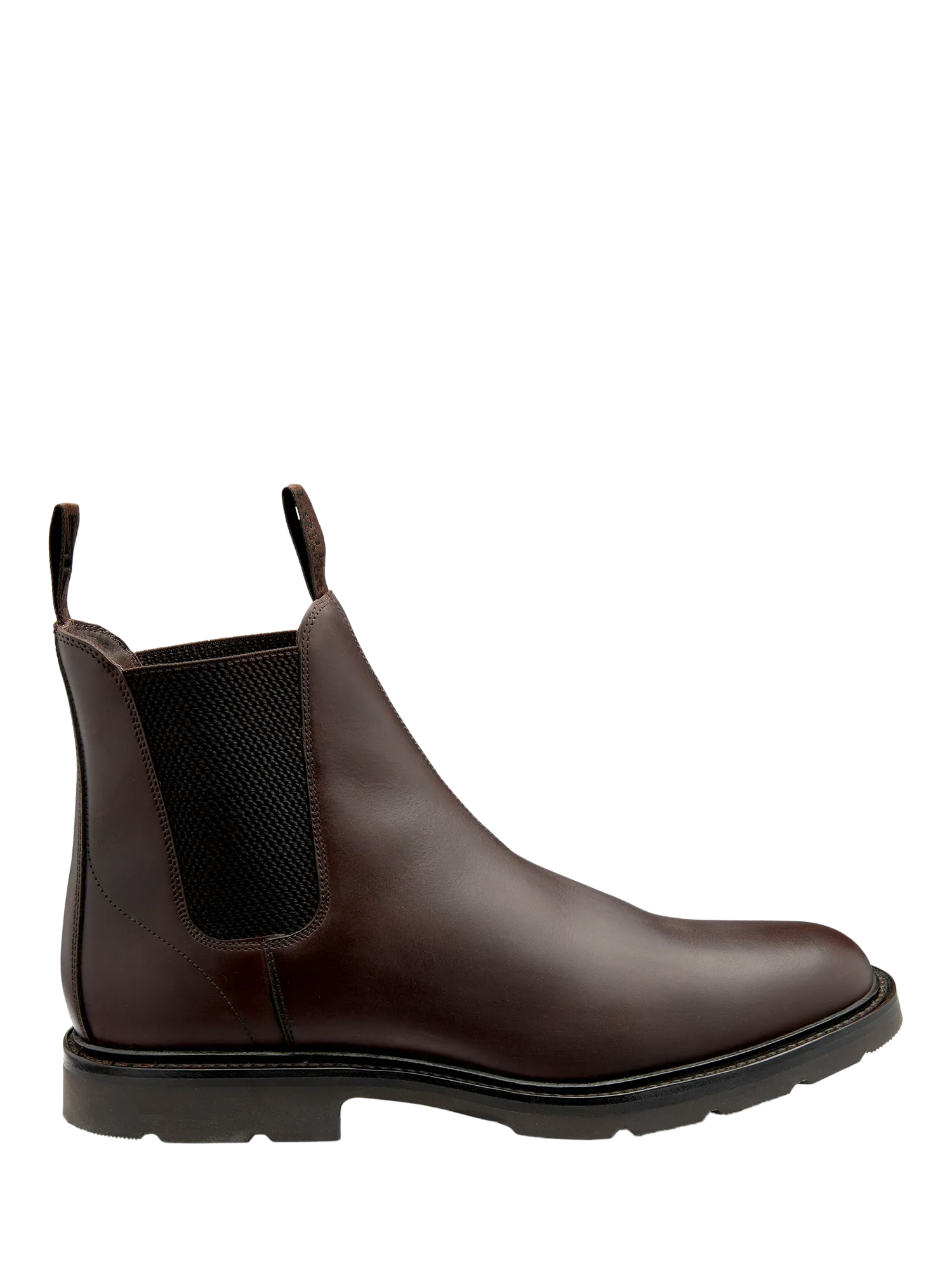 Product image 1 of 3, which shows Loake Tintagel Leather Chelsea Boots, Brown, 7