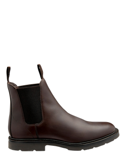 Loake Tintagel Leather Chelsea Boots, Brown