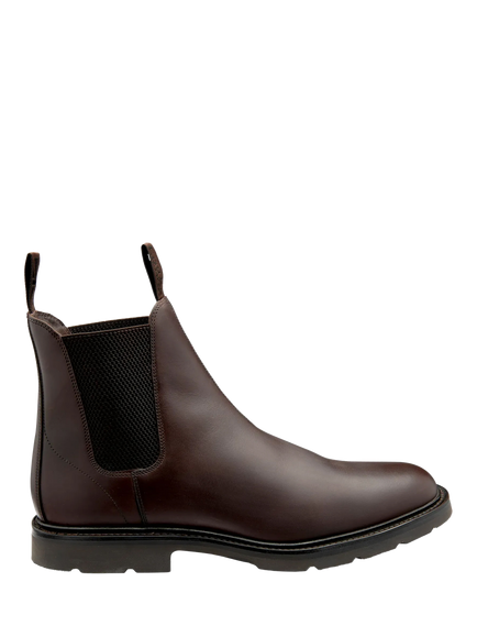 Loake Tintagel Leather Chelsea Boots, Brown