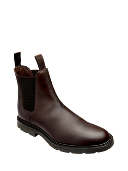 Loake Tintagel Leather Chelsea Boots - view 2, Brown