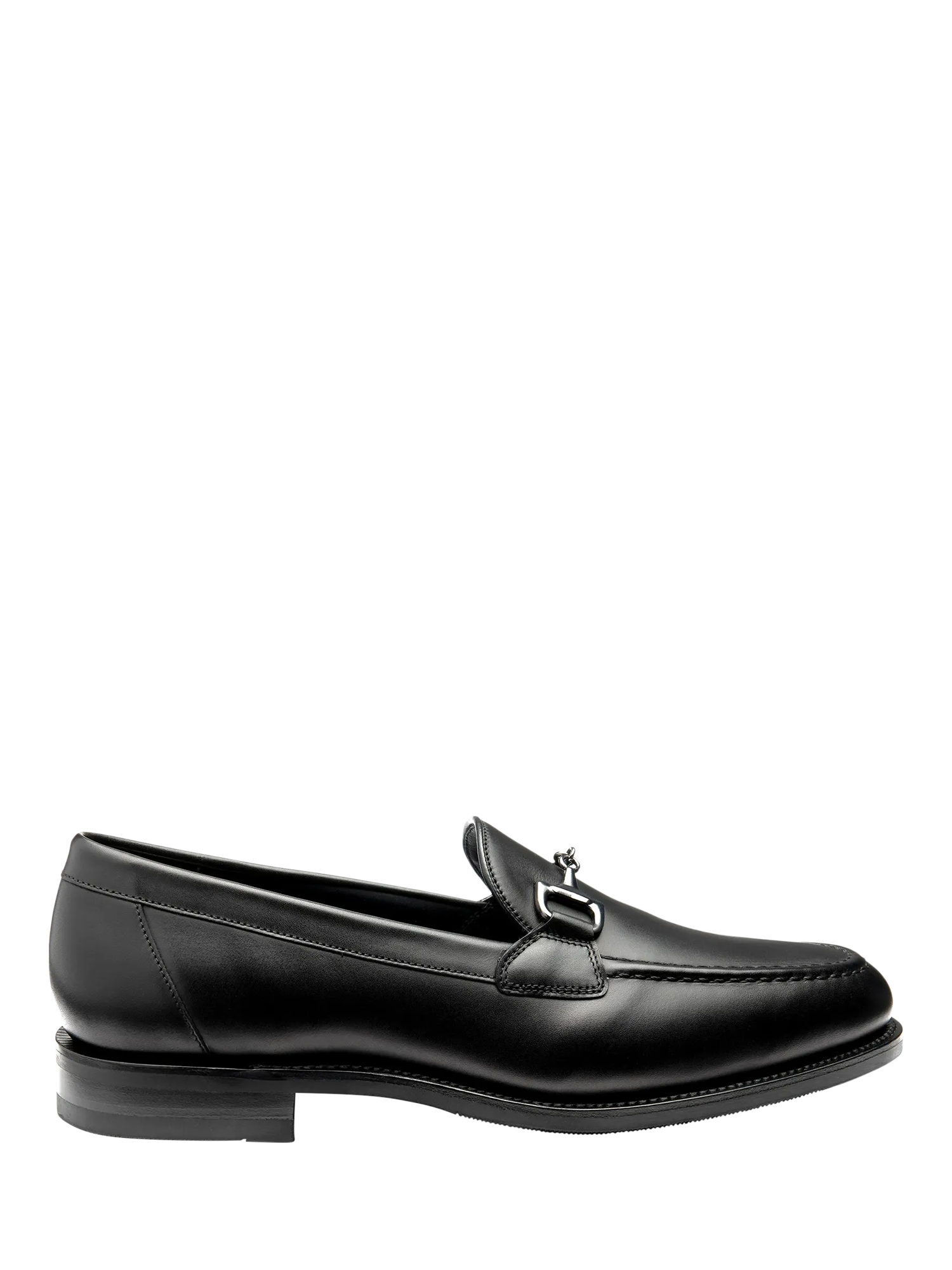 Product image 1 of 3, which shows Loake Kensington Leather Loafers, Black, 10