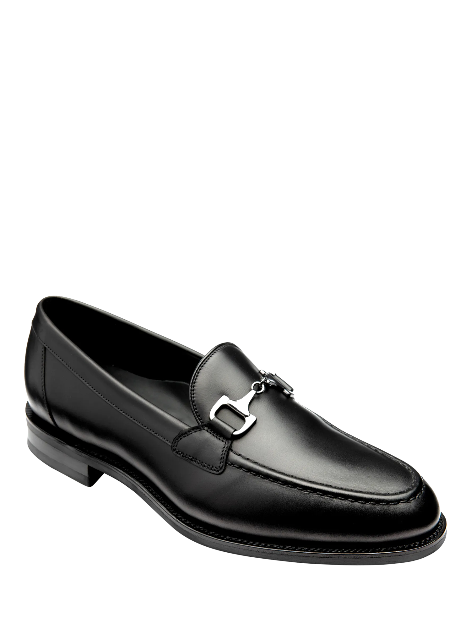 Product image 2 of 3, which shows Loake Kensington Leather Loafers, Black, 10
