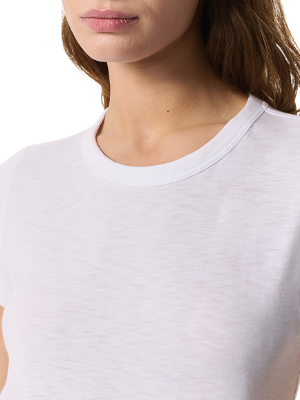 rag & bone Slub Pima Cotton T-Shirt, White - view 2, White
