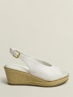 Hobbs Kali Espadrille Heeled Sandals, Ivory, Ivory