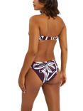 Accessorize Floral Print Bikini Bottoms, Brown