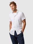 Rodd & Gunn Slim Fit Micro Print Shirt, Blanc