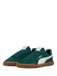 PUMA Club Kayzer SD Suede Lace Up Trainers, Black, Green