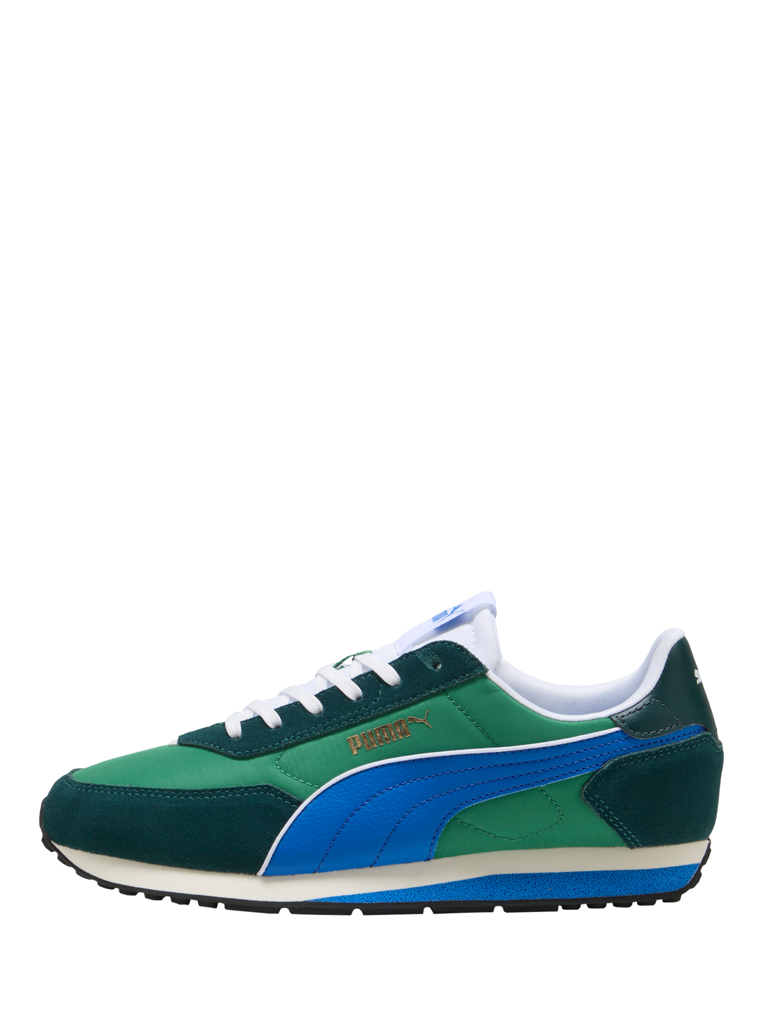 Product image 4 of 6, which shows PUMA St Miler Rise Lace Up Trainers, Green, Blue, 9