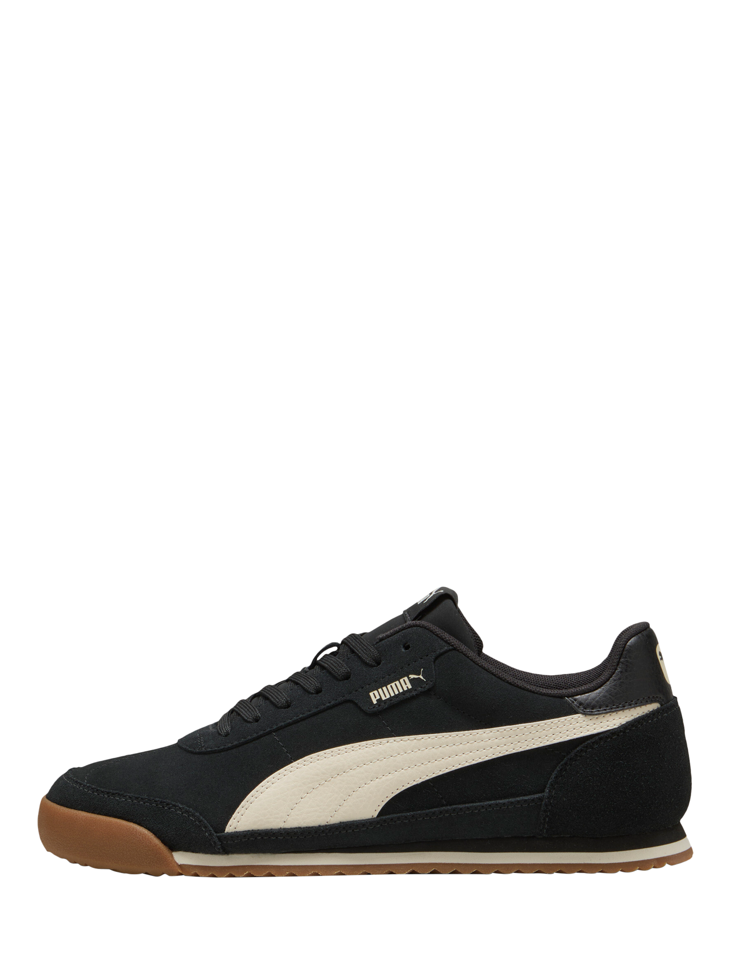 Product image 4 of 6, which shows PUMA Turino II Suede Lace Up Trainers, Black Suede, 11