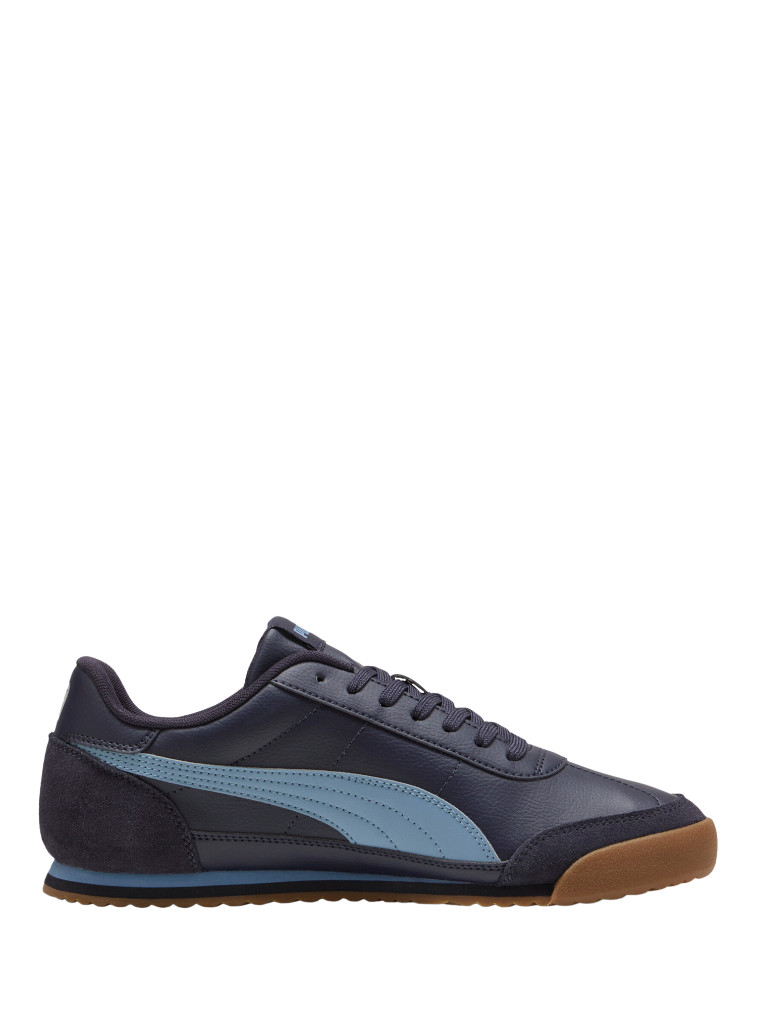 Product image 1 of 6, which shows PUMA Turino II Suede Lace Up Trainers, Blue, 9