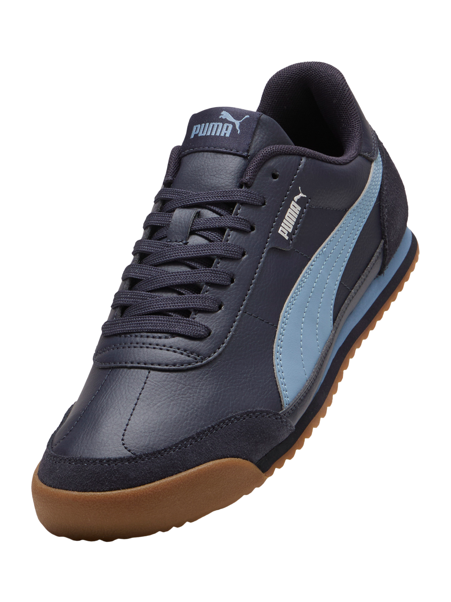Product image 6 of 6, which shows PUMA Turino II Suede Lace Up Trainers, Blue, 9