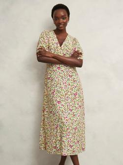 Hobbs Petite Santana Floral Dress, Multi, Multi