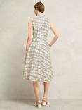 Hobbs Ruthie Spots Sleeveless Dress, Cream/Multi