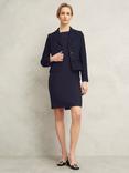 Hobbs Adrian Tweed Jacket, Navy