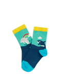 Frugi Baby Sea Life Little Socks, Pack of 3, Multi