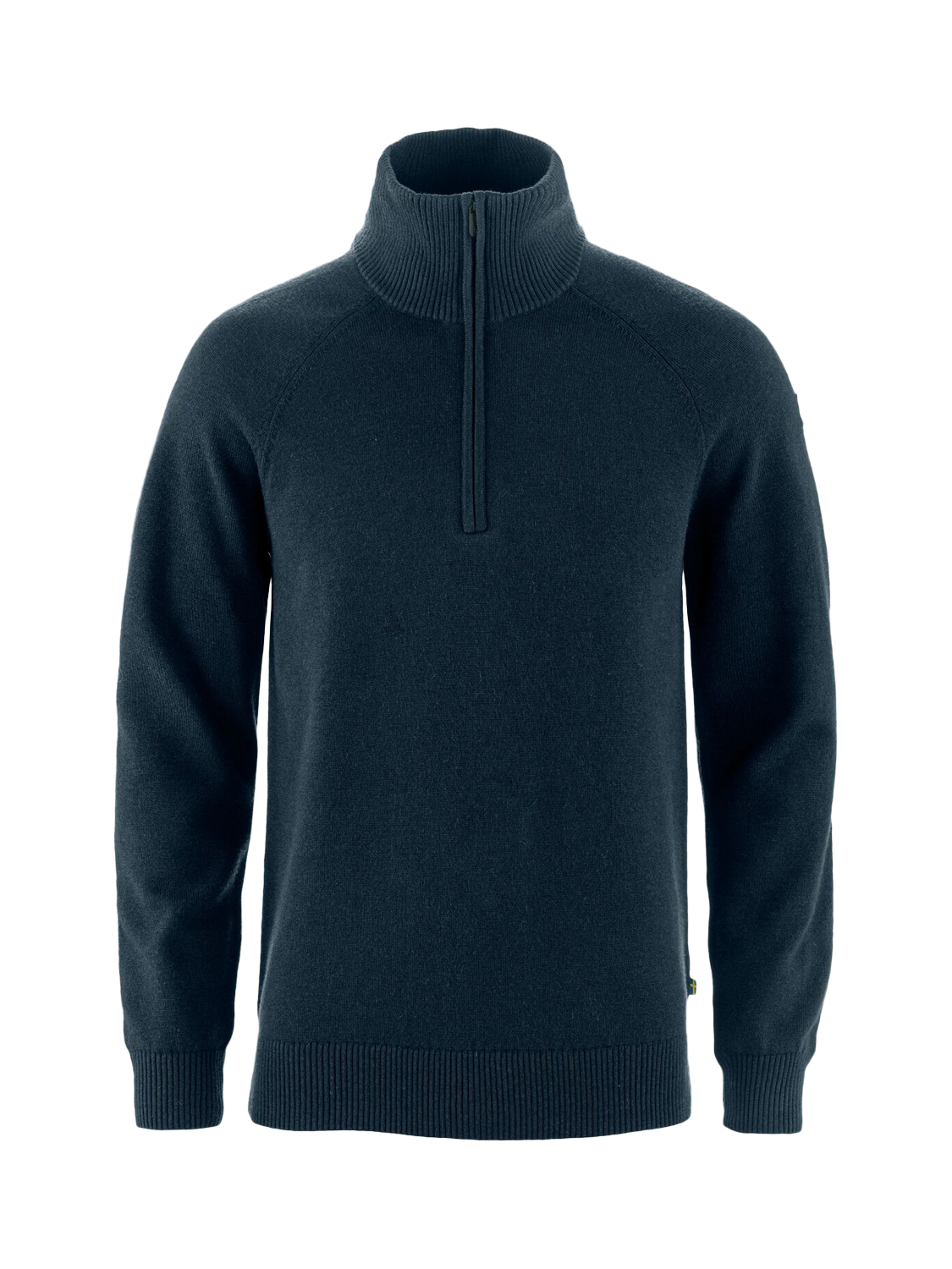 Product image 1 of 2, which shows Fjällräven Ovik Lite Half Zip Jumper, Dark Navy, L