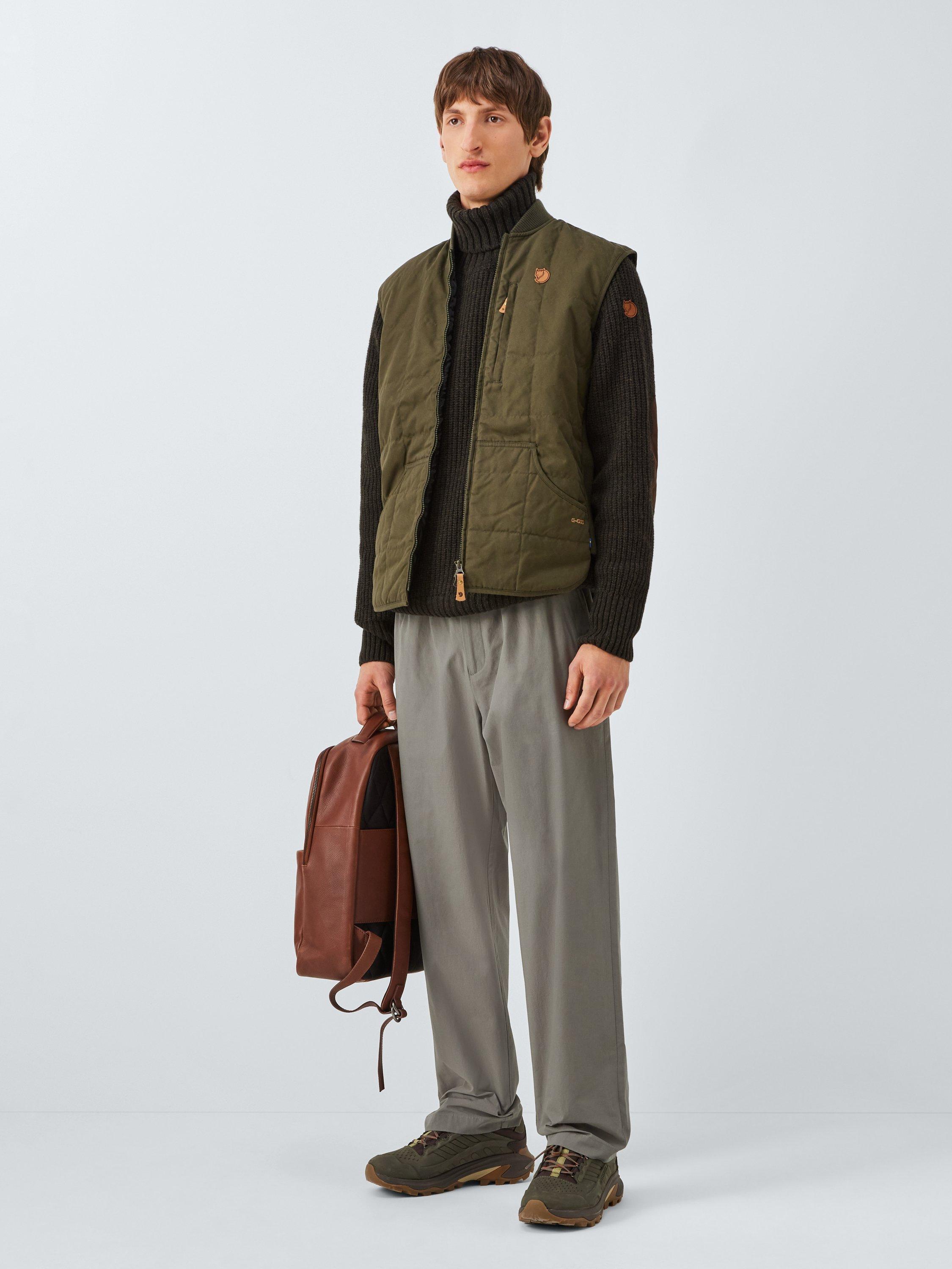 Product image 3 of 6, which shows Fjällräven Ovik Wool  Roll Neck Sweater, Dark Olive, M