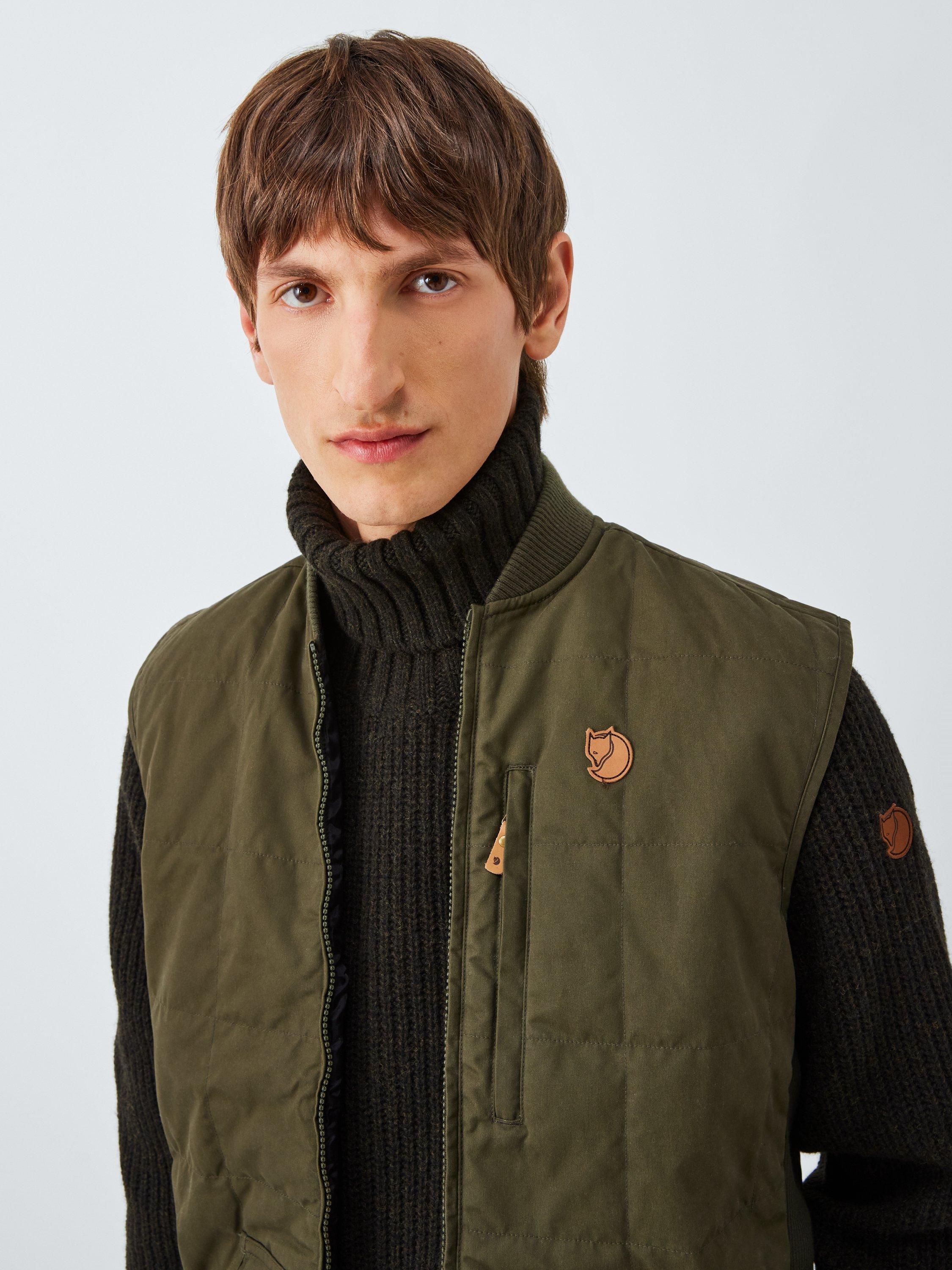 Product image 5 of 6, which shows Fjällräven Ovik Wool  Roll Neck Sweater, Dark Olive, M