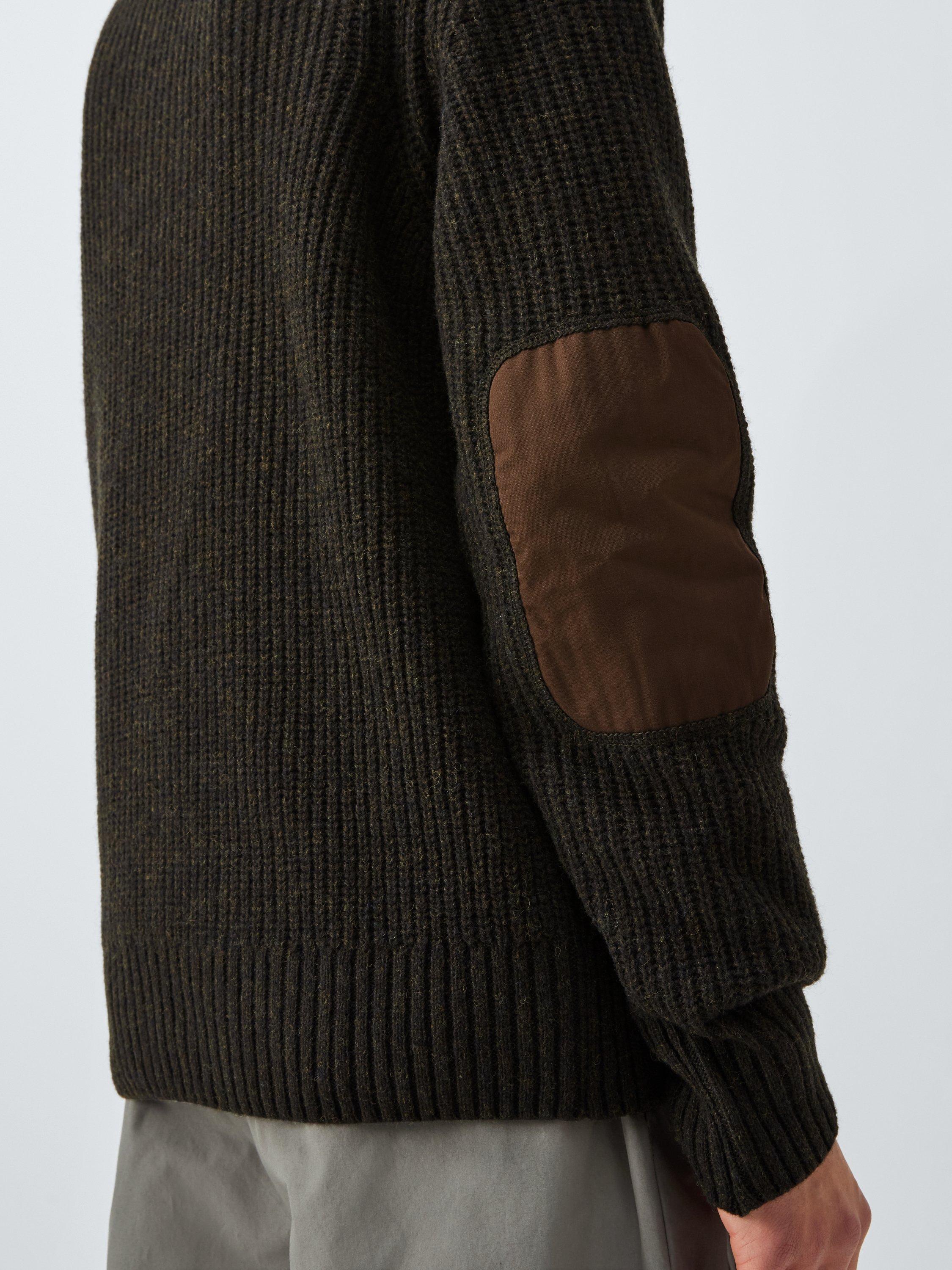 Product image 6 of 6, which shows Fjällräven Ovik Wool  Roll Neck Sweater, Dark Olive, M