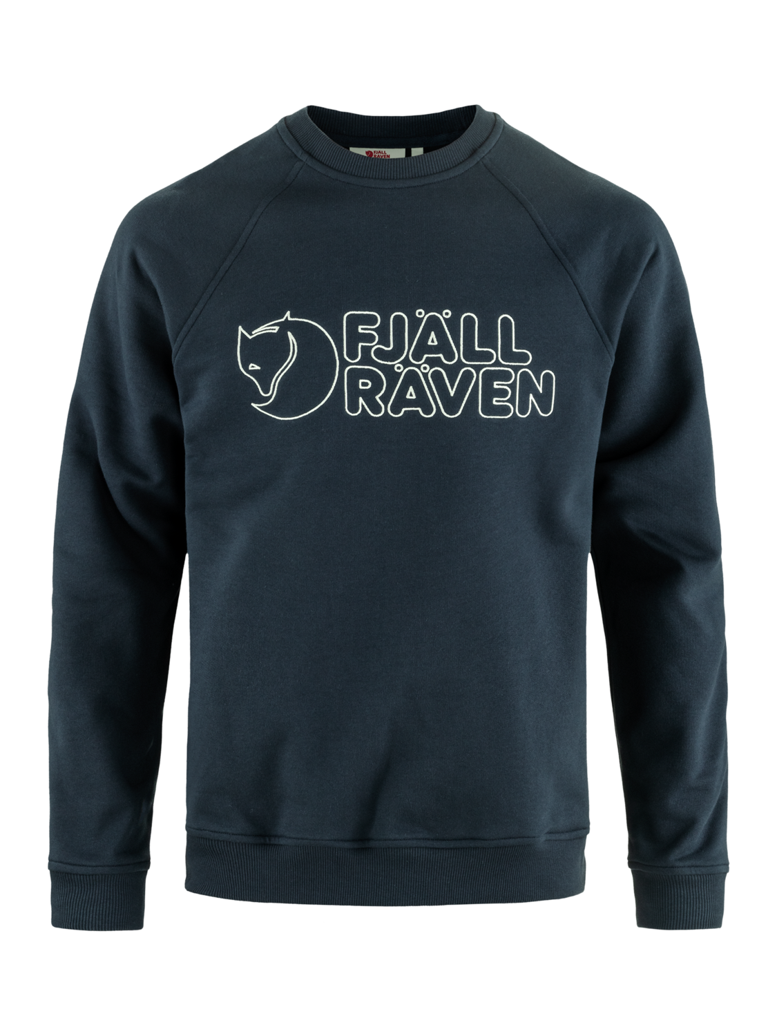 Product image 1 of 2, which shows Fjällräven Classic Cotton Sweater, Dark Navy, M