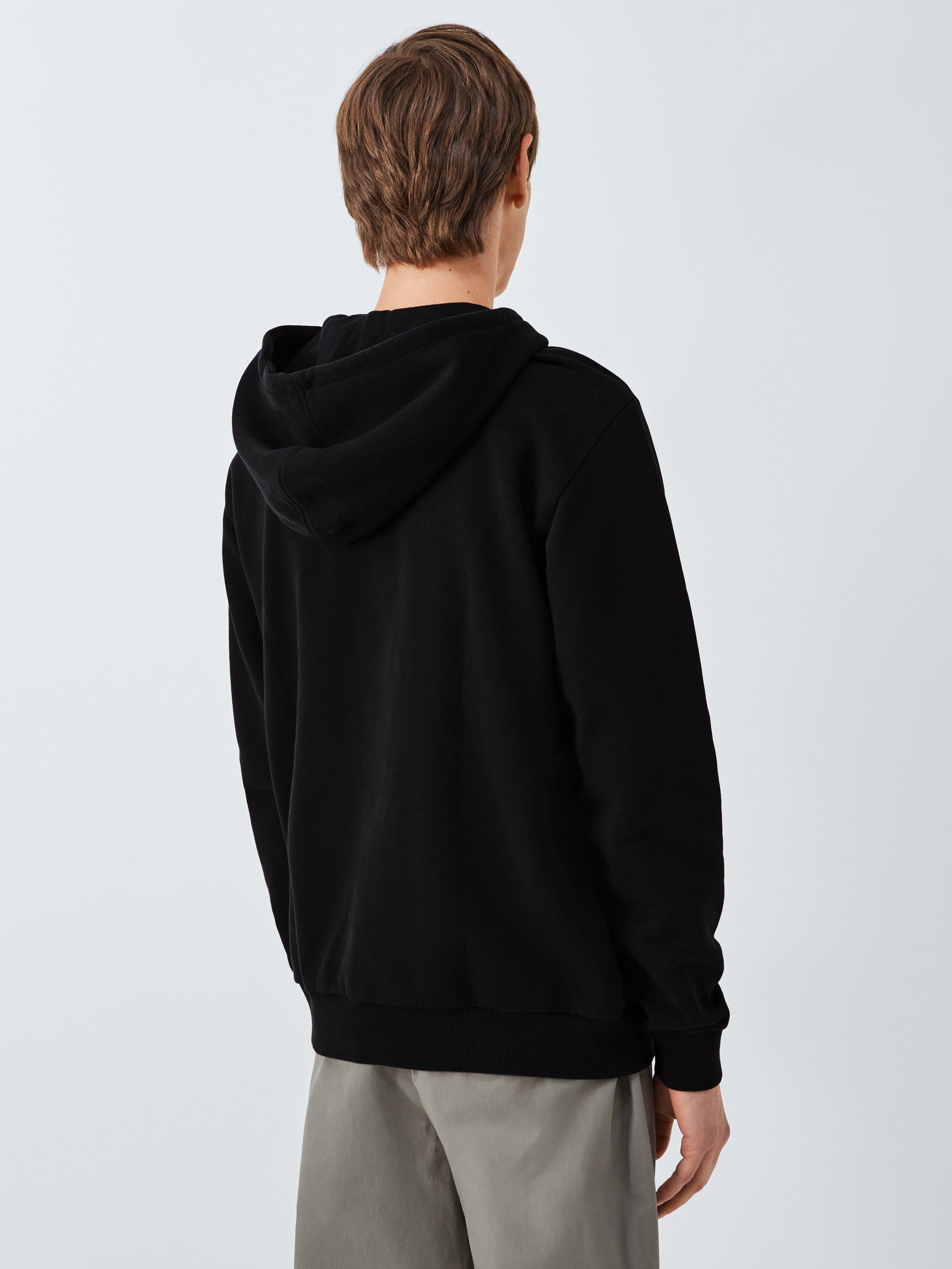Product image 2 of 6, which shows Fjällräven Cotton Logo Hoodie , Black, S