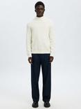 Selected Trevor Cotton Roll Neck Jumper