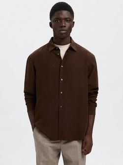 Selected Charlie Regular Fit Shirt, Demitasse