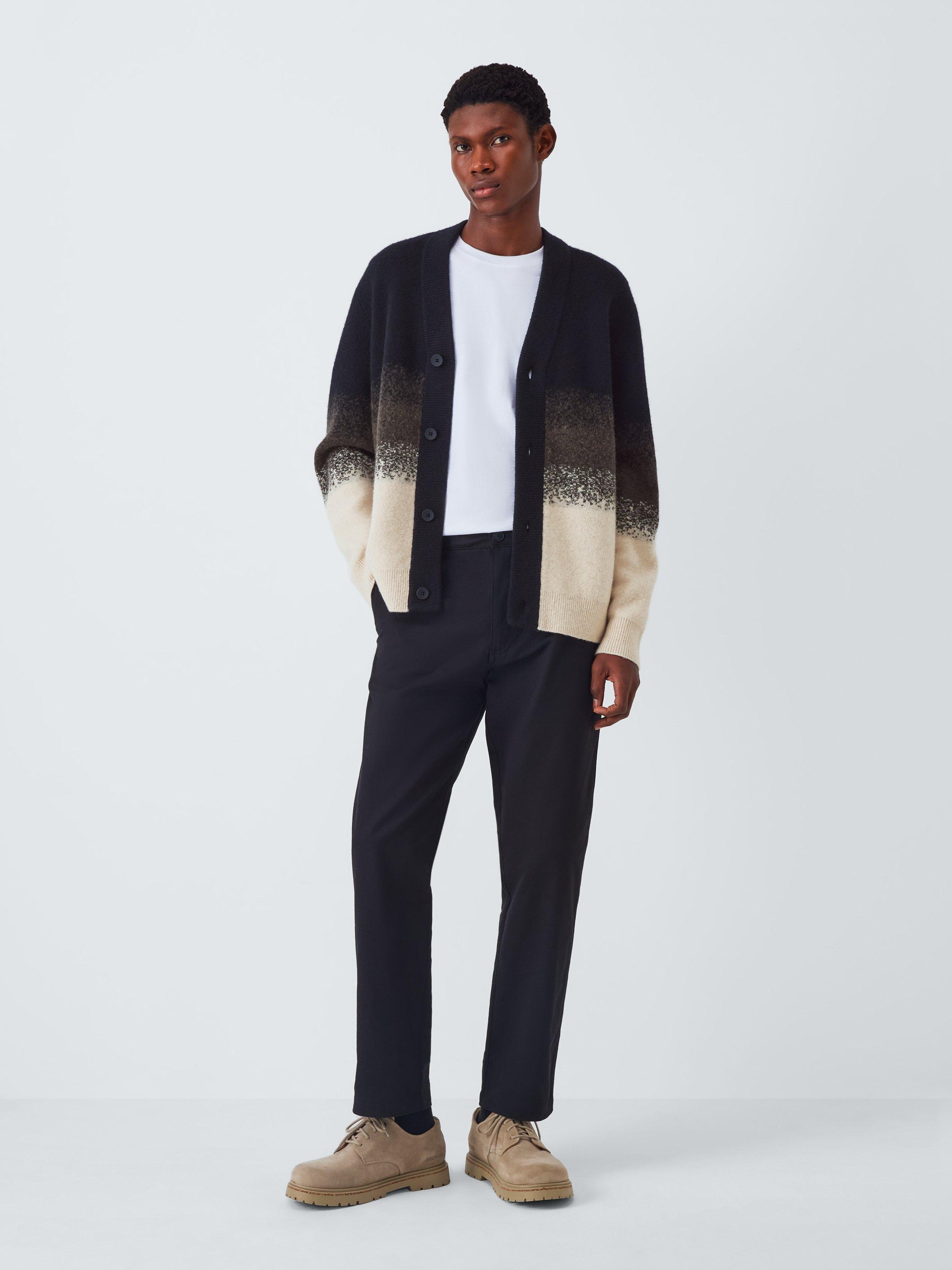 Product image 3 of 6, which shows Kin Ombre Cardigan, Brown, S