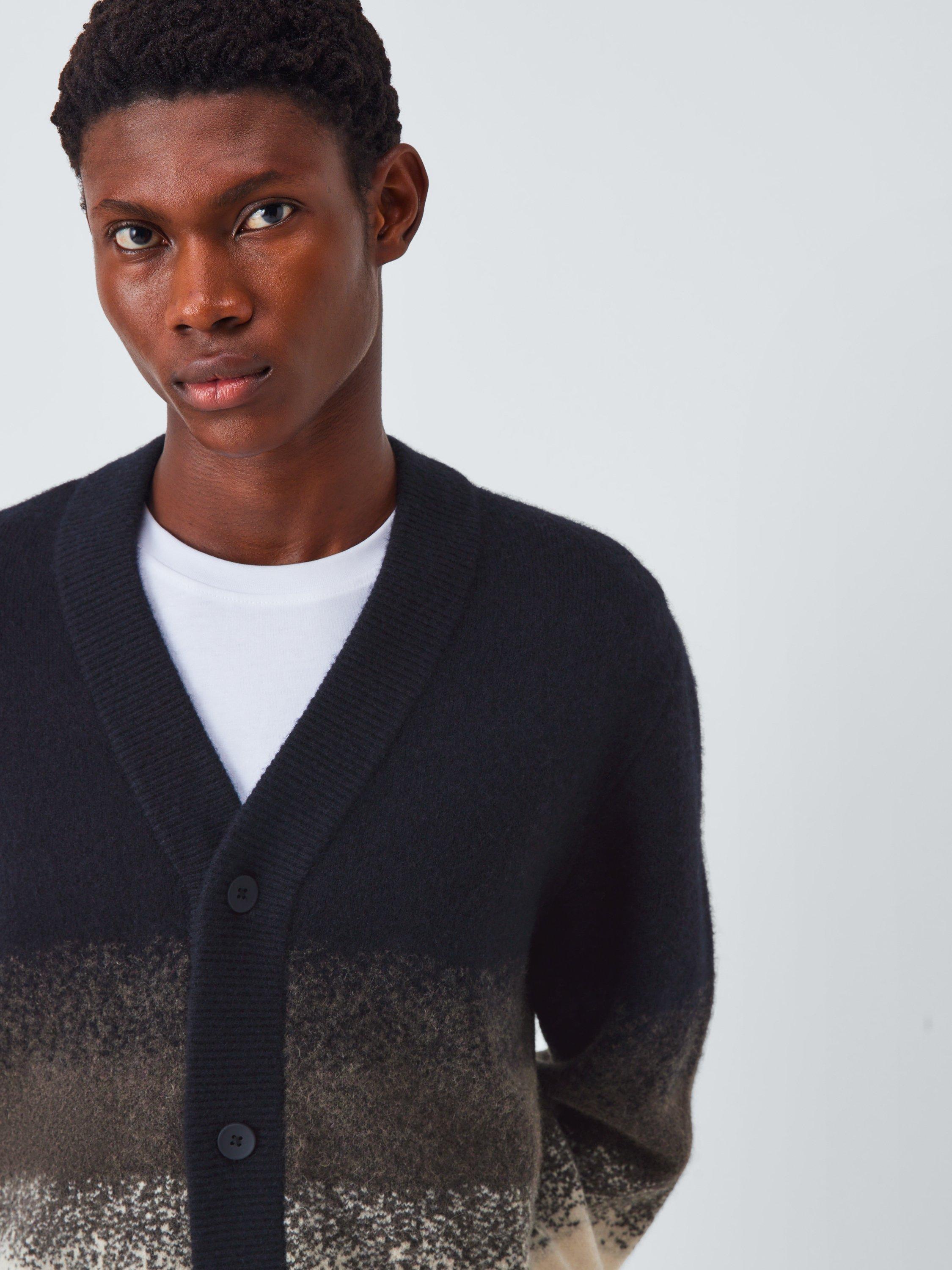 Product image 6 of 6, which shows Kin Ombre Cardigan, Brown, S