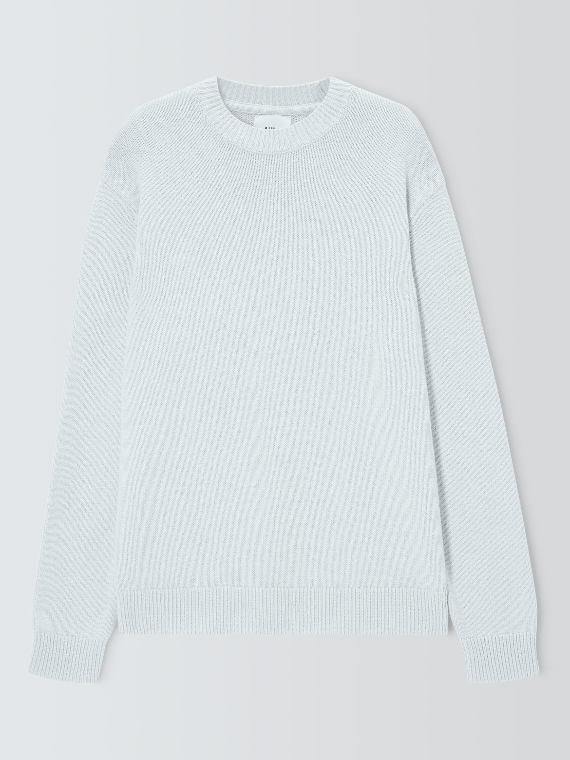 Product image 4 of 6, which shows Kin Seam Detail Crew Neck Jumper, Icy Grey, S