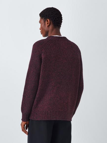Kin Space Dye Crew Neck Jumper - view 2, Pink/Red