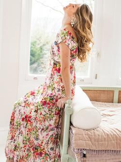 Alie Street Florence Wildflower Garden Maxi Dress, Wildflower Garden - view 2, Wildflower Garden