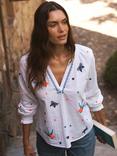 NRBY Lovebird Embroidered Cotton Shirt