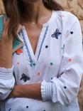 NRBY Lovebird Embroidered Cotton Shirt