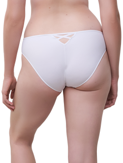 Chantelle Lush Floral Brazilian Knickers, White - view 2, White