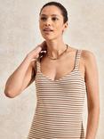 Ro&Zo Stripe Knit Maxi Dress, Brown/Multi