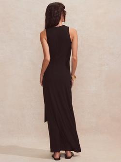 Ro&Zo Petite Jersey Maxi Dress - view 2, Black
