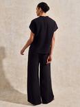 Ro&Zo Cotton Tailored Wide Leg Trousers