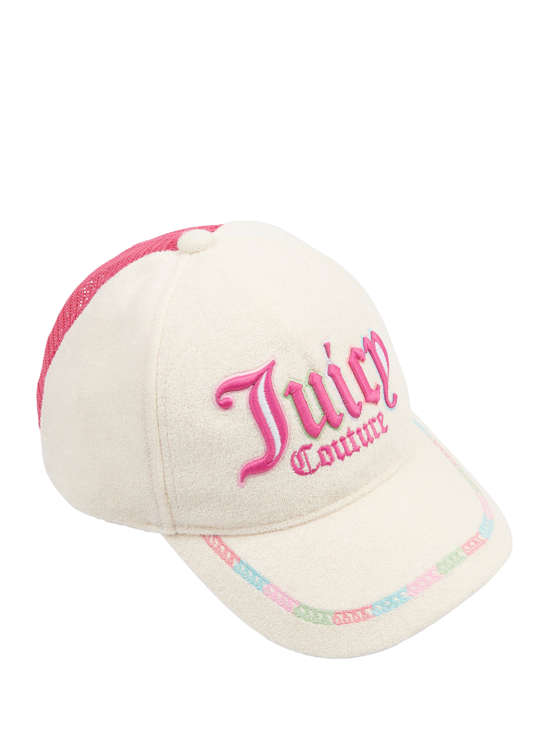 Product image 1 of 6, which shows Juicy Couture Rainbow Baseball Cap, Vanilla Ice, One Size