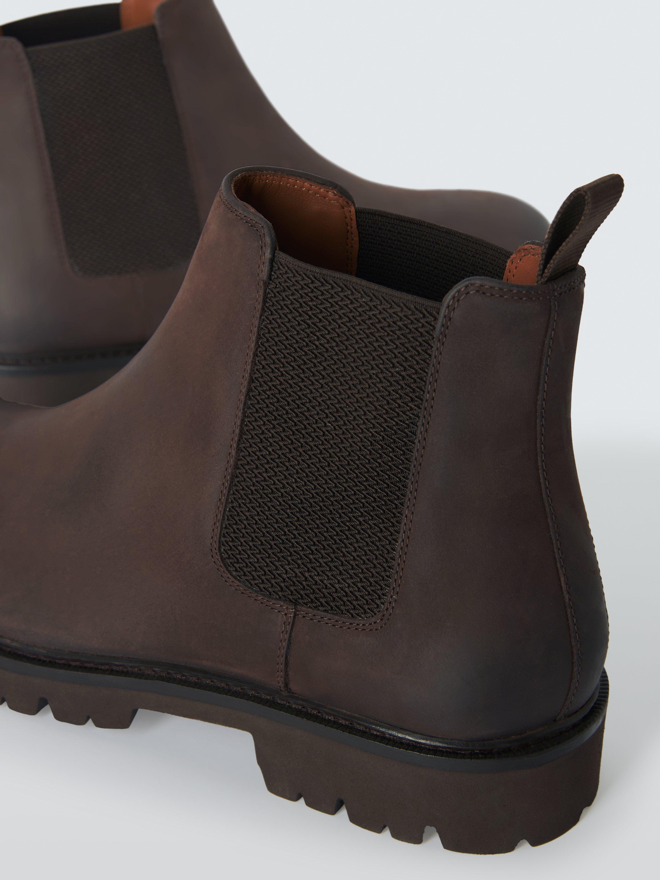 Product image 4 of 5, which shows John Lewis Archer Leather Chelsea Boots, Brown, 7