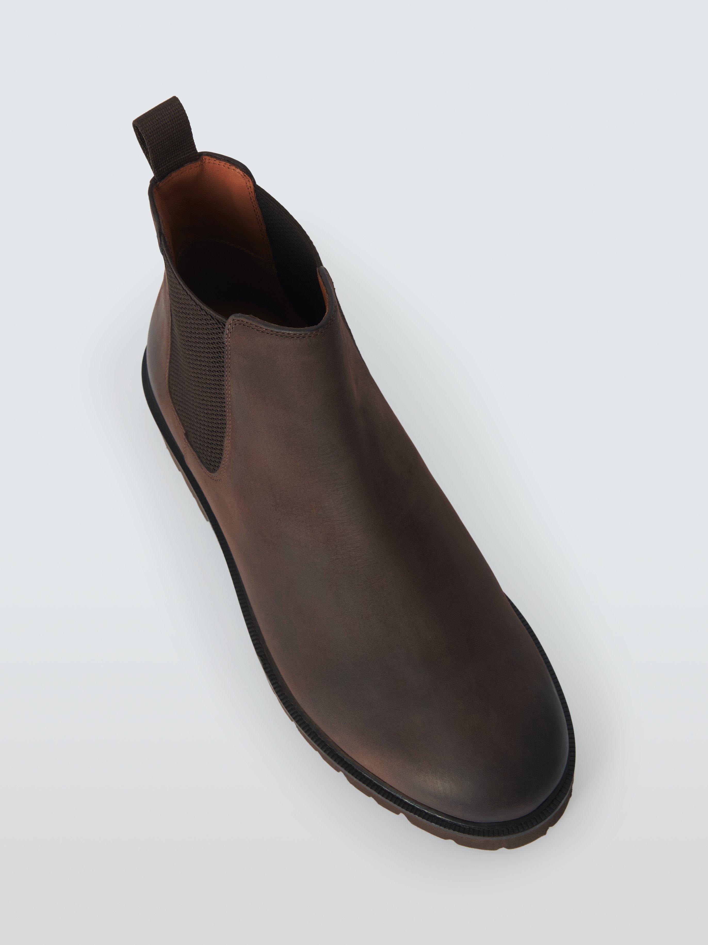 Product image 5 of 5, which shows John Lewis Archer Leather Chelsea Boots, Brown, 7